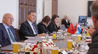 YENİ Parti heyeti, Lüksemburg Temsilciler Meclisi Başkanı Wiseler ile TBMM'de görüştü