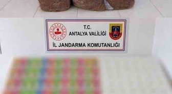 Antalya'da jandarmanın kaçak tütün operasyonunda 408 kilogram kıyılmış tütün bulundu