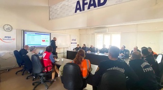 Aydın'da 30 Ekim'deki İzmir TAMP tatbikatı öncesi bilgilendirme toplantısı yapıldı