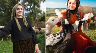 Devlet desteğiyle çiftçi olan genç kadın, hayallerine kavuştu