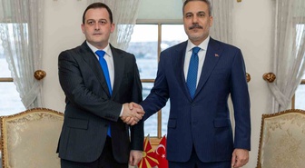 Dışişleri Bakanı Fidan, Kuzey Makedonya Devlet Bakanı Zeynula ile basına kapalı görüştü