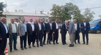 Diyarbakır Çermik'te Yıldız ve Öztürk aileleri jandarma karakolunda barıştı