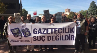 Edirne'de gazeteciler 'Sansür'e Hayır, Habere Özgürlük' eylemiyle yürüdü