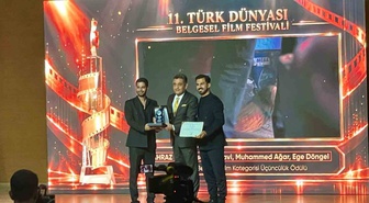 KBÜ öğrencilerinin 'Ahraz' belgeseli Türk Dünyası Belgesel Film Festivali'nde üçüncü oldu