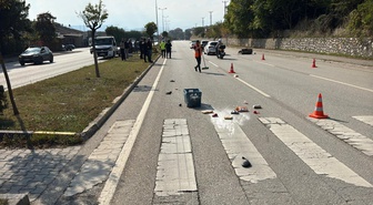 Safranbolu'da elektrikli bisiklet sürücüsü yaya geçidinde otomobil çarpmasıyla öldü