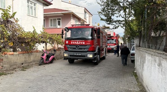 Samsun Vezirköprü'de yangında eşyalar kullanılamaz oldu, kedi yavrusu kurtarıldı