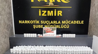 Torbalı'da gömülü halde 17 bin 528 sentetik ecza bulundu, 2 şüpheli gözaltına alındı