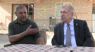Ümit Özdağ, Denizli'de Gazi Erdal Özdemir'in ailesine taziye ziyaretinde bulundu
