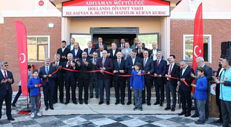 Adıyaman'da Hollanda Diyanet Vakfı katkısıyla yapılan cami ve hafızlık kursu açıldı