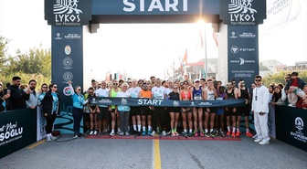 Denizli'de 2. Lykos Yarı Maratonu'na 26 ülke ve 60 ilden sporcu katıldı