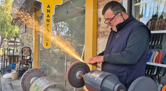 Tekirdağ'da Bıçakçı ailesi 147 yıllık mesleği 6'ncı kuşağa ulaştırmak istiyor