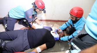 19. Bölge UMKE Tatbikatı, Şanlıurfa Bozova'da deprem senaryosuyla yapıldı