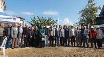 Balıkesir Burhaniye'de 2,5 dekarlık alanda cami temeli atıldı