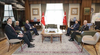 Emniyet Genel Müdürü Fidan Kütahya'da Vali Işın'ı ve Emniyet Müdürlüğünü ziyaret etti