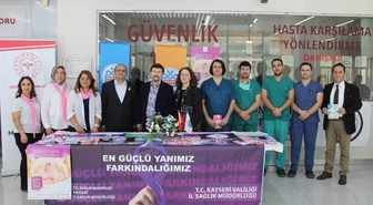 Erciyes Üniversitesi Hastanelerinde meme kanserinde erken tanıya dikkat çekildi