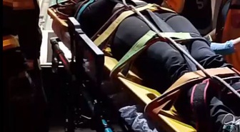 Samsun Canik'te 20 metre yükseklikten düşen N.Ö., itfaiye ekiplerince kurtarıldı