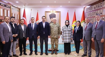 AK Parti Tekirdağ milletvekilleri Kolordu Komutanı Davut Ala'yı ziyaret etti