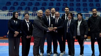 Kayseri'de 29 Ekim Gençler Taekwondo İl Birinciliği 100'e yakın sporcuyla tamamlandı