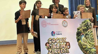 MTK Muğla Teknoloji Koleji öğrencileri Çocuk İklim Zirvesi'nde çözüm önerileri sundu