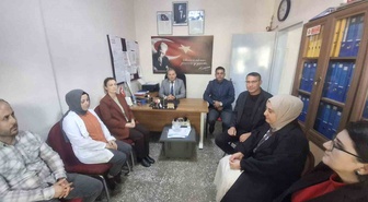 Sarıgöl'de Milli Eğitim Müdürü Demirtaş, Çanakçı okullarında öğretmenlerle buluştu