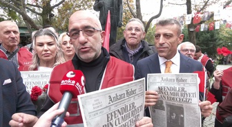 CHP Çankaya İlçe Başkanlığı, Kuğulu Park’ta Hâkimiyet-i Milliye gazetesi ve Türk bayrağı dağıttı