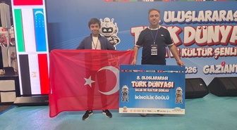 Çorum BİLSEM'in Neptün Silindiri projesi Gaziantep'te ikincilik ödülü kazandı