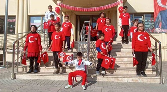 Havza'da özel öğrenciler Cumhuriyet Bayramı'nı gösterilerle kutladı