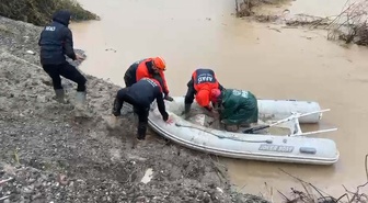 Muğla Dalaman'da su baskınında mahsur kalan 1 kişi ve 33 hayvan kurtarıldı