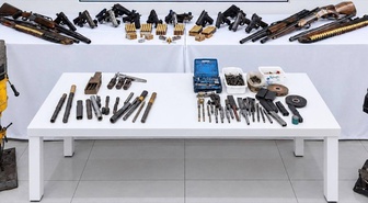 Ordu Ulubey'de silah operasyonunda 2 şüpheli gözaltına alındı, 10 tabanca bulundu
