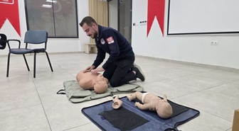 Şırnak'ta 112 Acil Çağrı Merkezi personeline ilk yardım eğitimi düzenlendi
