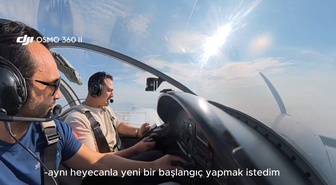 Bursa'da gökyüzünde evlilik teklifi! İki ayrı uçaktan telsizle sordu: Benimle evlenir misin?