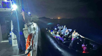 İzmir'de Sahil Güvenlik operasyonlarında 111 düzensiz göçmen yakalandı