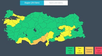 Kocaeli'de sarı kodlu hava uyarısı nedeniyle 29 Ekim fener alayı iptal edildi
