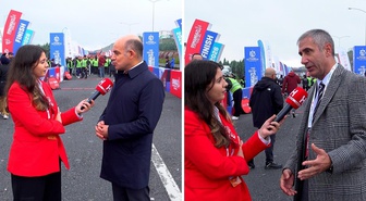 Osmangazi Köprüsü’nde Cumhuriyet coşkusu: 19 ülkeden 6 bin 500 kişi koştu