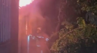 Hatay Samandağ'da çıkan yangında müstakil ev kullanılamaz hale geldi