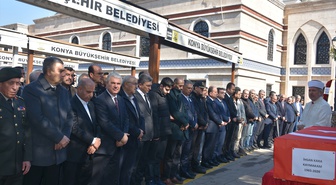 Kalp krizi sonucu yaşamını yitiren Muratpaşa Kaymakamı İhsan Kara Konya'da defnedildi
