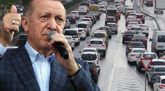 Cumhurbaşkanı Erdoğan açıkladı! Trafikte bunu yapanların ehliyetlerine el konulacak