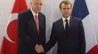 Cumhurbaşkanı Erdoğan, Fransa Cumhurbaşkanı Macron ile görüştü