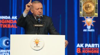 AK Parti Kongresi'nde dikkat çeken hediye! Erdoğan detayı gözlerden kaçmadı