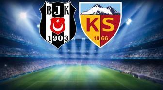 Beşiktaş-Kayserispor maçının ilk 11'leri belli oldu