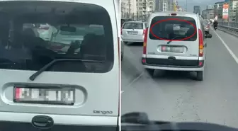 İstanbul trafiğinde skandal görüntü! Arkadaki sürücü tüm olan biteni kaydetti