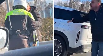 Trafikte polise böyle diklendi: Bana ismini vereceksin, sen kimsin?