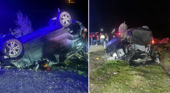 Hafif ticari araç takla attı: 3 ölü, 2 yaralı