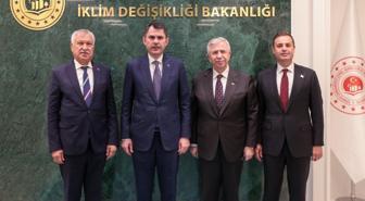 CHP'li belediye başkanlarından Murat Kurum'a ziyaret