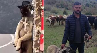 Kamyon kasasında sarkan köpeğin sahibi konuştu! İşte olayın iç yüzü