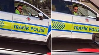 Son kez uyardı! Trafik polisinin, damada yaptığı anons bomba