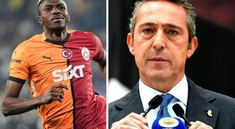 Ali Koç'tan Osimhen isyanı: Onun yüzünden küfürler yedim
