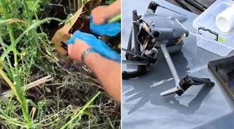 Polis, uyuşturucu sevkiyatı yapılan dronu vurarak düşürdü