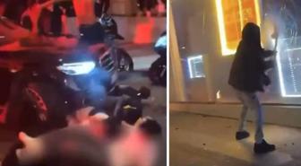 Şampiyonlar Ligi'ne gölge düşüren anlar! Arabaları yaktılar, sokakları yıktılar