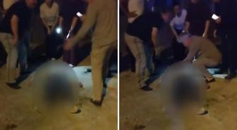 Eski nişanlısının elinde bıçak gören kadın balkondan atladı